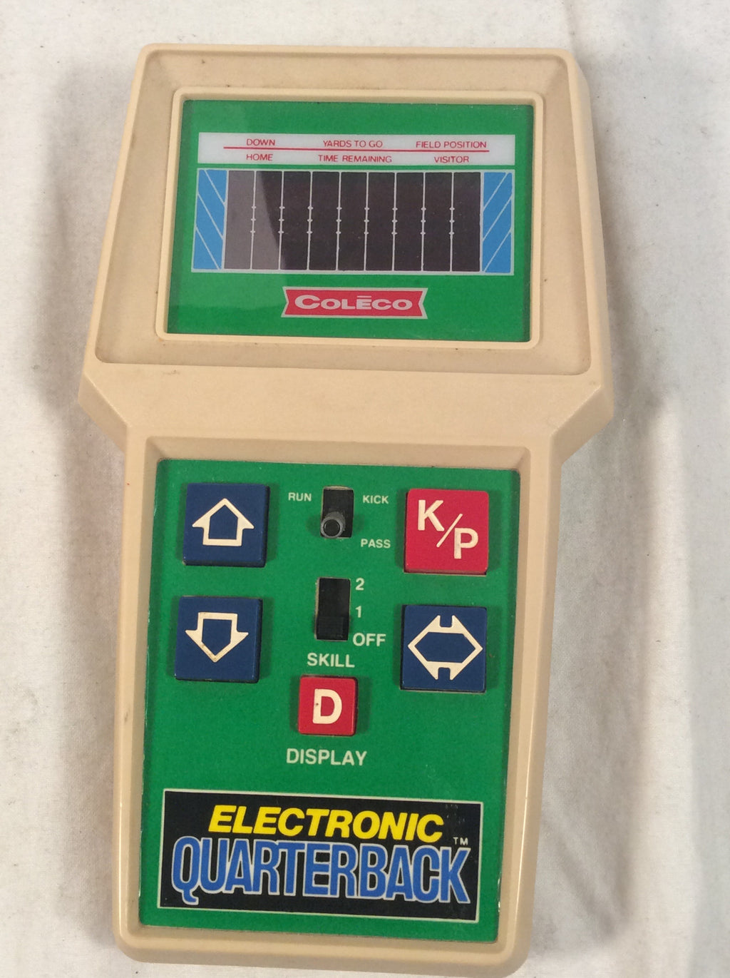 Coleco electronic clearance quarterback