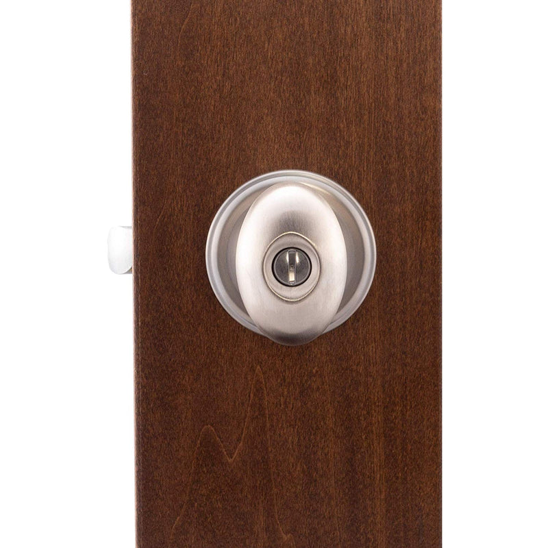 Copper Creek EK2030SS Egg Privacy Door Knob, Satin Stainless