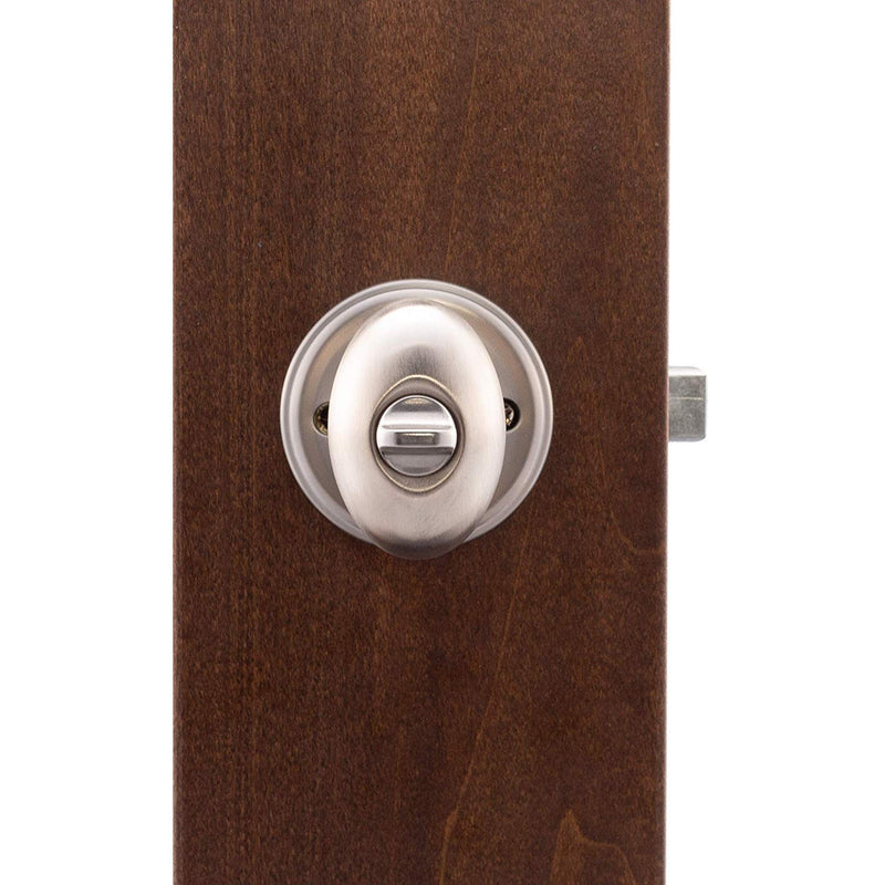 Copper Creek EK2030SS Egg Privacy Door Knob, Satin Stainless