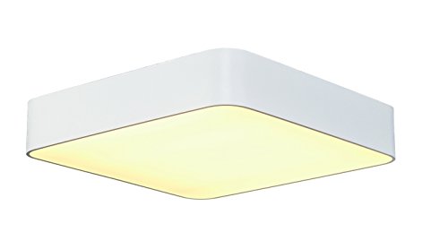 SLV Lighting Medo 60 Square Flush Mount with Satin Acrylic