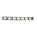 Brushed Nickel 8-Light Bath Lighting 48" W Progress Lighting P3040-09