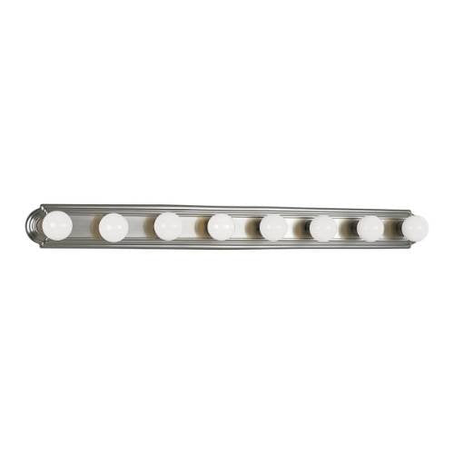 Brushed Nickel 8-Light Bath Lighting 48" W Progress Lighting P3040-09