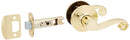 Kwikset 720LL 3 RCAL RCS 97200-707 Lido Hall/Closet Lever, Polished Brass