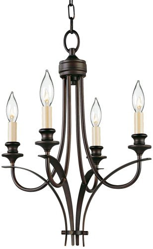 Murray Feiss Boulevard 4 Light Chandelier - Mini Oil Rubbed Bronze