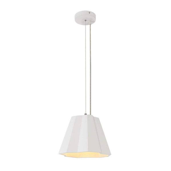 SLV Lighting 7700031U Contemporary Plastra PD-3 1-Light Pendant - White Finish