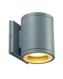 SLV Lighting Rox - 1 Light Outdoor Up-Down Wall Lamp - GX53 Base - Silver Grey Finish