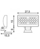 Galen LED Panel 24v, 36 LED Outdoor Luminaire