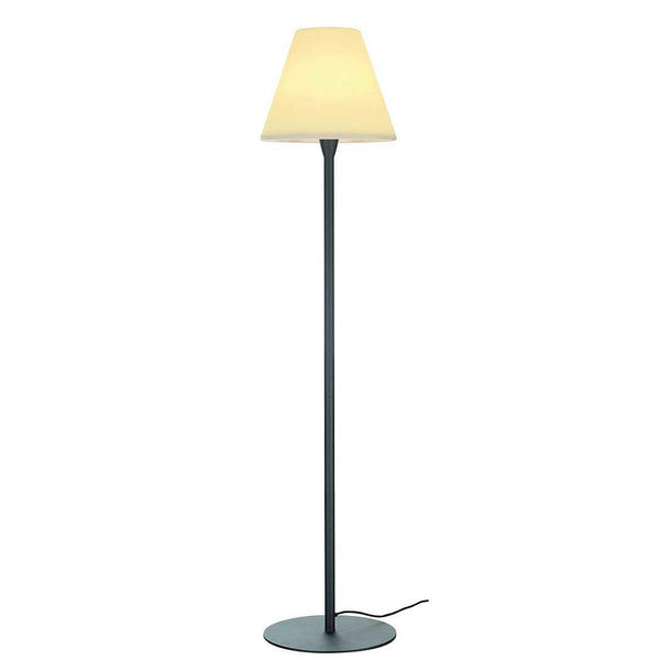 SLV Lighting 228965U Adegan Outdoor Floor Lamp, Stainless Steel/Anthracite