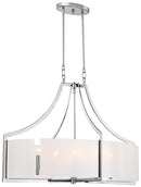 Clarte 36" Wide Iris Glass Chandelier