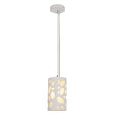 SLV Lighting 7700032U Contemporary Plastra Space PD 1-Light Pendant - Paintable White Finish