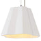 SLV Lighting 7700031U Contemporary Plastra PD-3 1-Light Pendant - White Finish