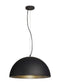 SLV Lighting Forchini M PD 1 Pendant Black with Gold Shade