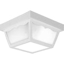 Progress Lighting P5745-Non-Metallic Ceiling Light with 1-Piece White Acrylic Diffuser