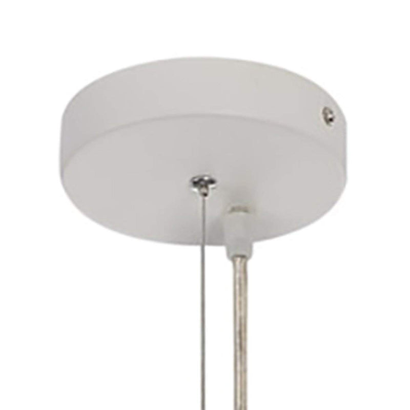 SLV Lighting 7700032U Contemporary Plastra Space PD 1-Light Pendant - Paintable White Finish