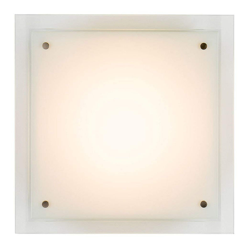 SLV Lighting 7711213U Glassa Square LED Wall/Ceiling Lamp