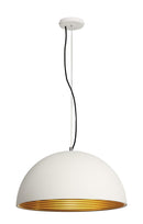 SLV Lighting Forchini M PD 1 Pendant Black with Gold Shade