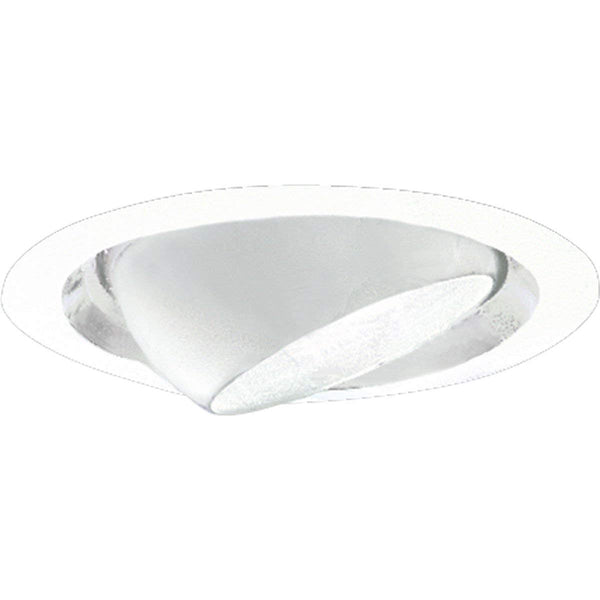 Progress Lighting P6676-29 Eyeball Rotates 358 Degrees and Tilts 30 Degrees Maximum Where Insulation Must Be 3-Inch From Housing 7-3/4-Inch Outside Diameter, Satin White