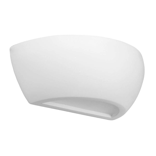 SLV Lighting 700039U Contemporary Plastra Dobo Led Wall Lamp - White Finish