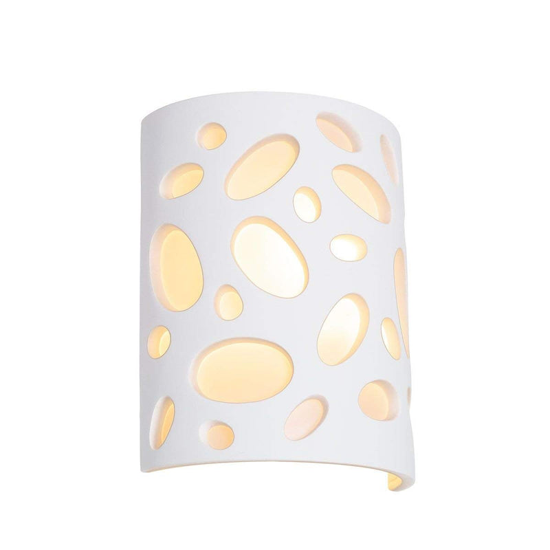 SLV Lighting 8700021U Contemporary Plastra Space Wl 1-Light Wall Lamp - White Finish