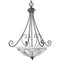 Progress Lighting P3648-33 3-Light Verona Foyer Fixture, Cobblestone