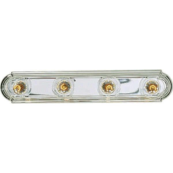 Progress Lighting P3025-09 4-Light Embossed Wall Mount Bracket Sockets Are On 6-Inch Centers and Wall Mount Only