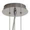 SLV Lighting 7133650U Orion Cone Pendant with Beige Shade, Brushed Steel Finish