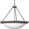 Progress Lighting P3487-33 Eclipse Chain-Hung Foyer Fixture, Cobblestone