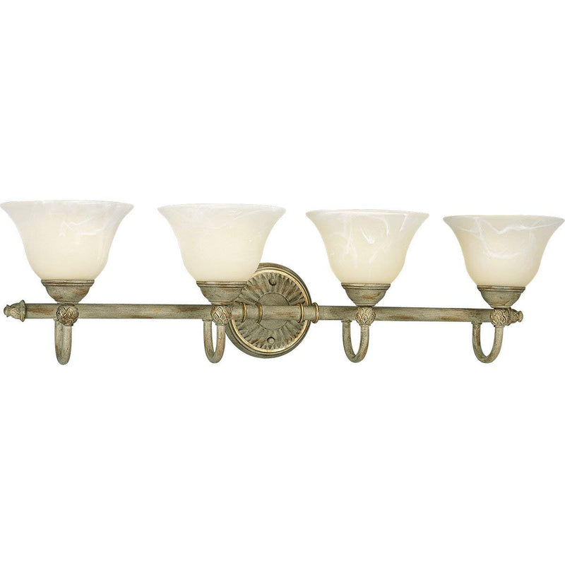 Progress Lighting P3207-42 4-Light Savannah Bath Bar, Seabrook