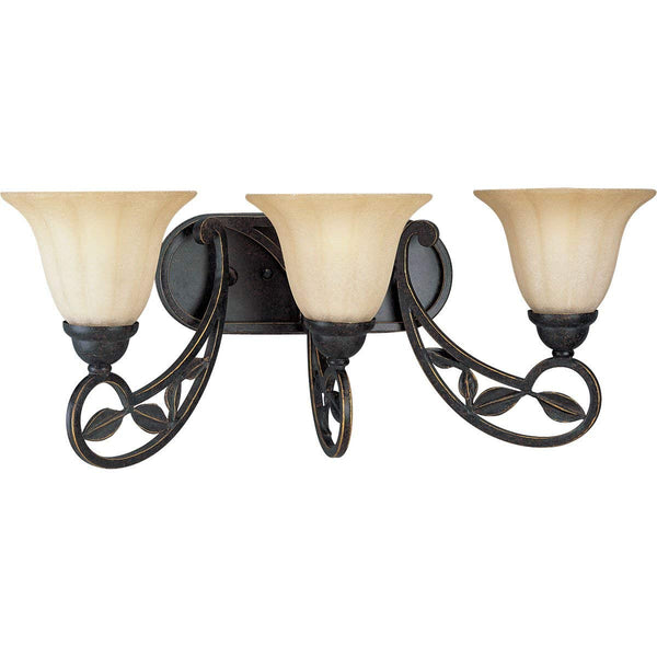 Progress Lighting P2968-84 3-Light Le Jardin Wall Bracket, Espresso