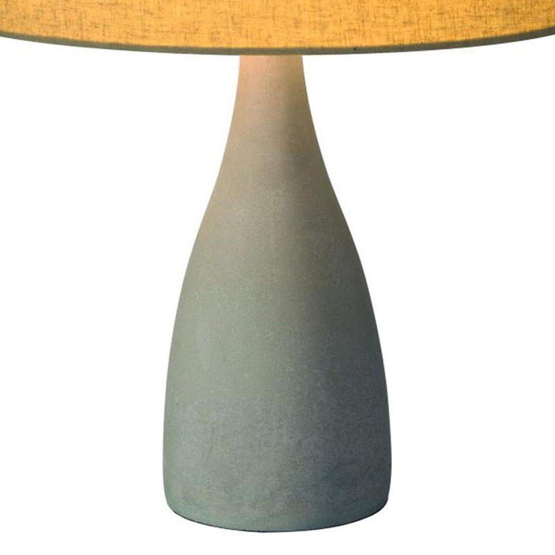 SLV Lighting 155701U Soprana Solid TL-2 Concrete Table Lamp, Gray Stone Concrete Finish