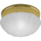 Progress Lighting P3417-10 Snap-In Fitter with Satin Etched, Fluted Glass, Polished Brass