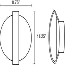 SLV Lighting 701022U Round Indi 22 LED Wall/Ceiling Lamp