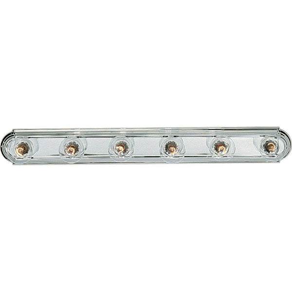 Progress Lighting P3026-09 6-Light Embossed Wall Mount Bracket Sockets Are On 6-Inch Centers and Wall Mount Only