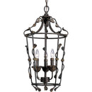 Progress Lighting P3451-84 Three-Light Timberbrook Hall and Foyer Fixture, Espresso