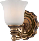 Minka Lavery Felice 6591-289 Glass Reversible 1LT 60 watt (6"H x 5"W) Sconce Light in Bronze