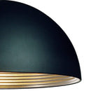 SLV Lighting Forchini M PD 1 Pendant Black with Gold Shade