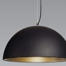 SLV Lighting Forchini M PD 1 Pendant Black with Gold Shade