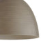 SLV Lighting 7133650U Orion Cone Pendant with Beige Shade, Brushed Steel Finish