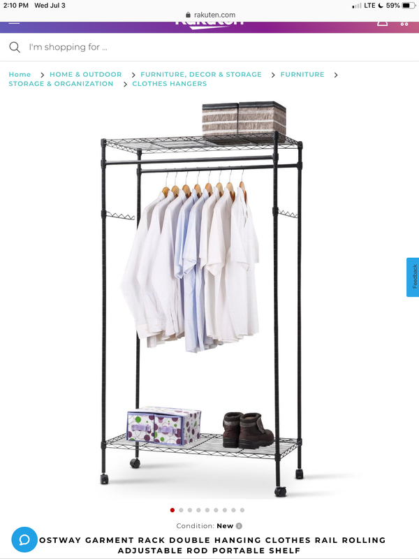 Costway garment rack