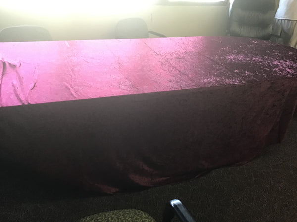 Velour table cloth (13' x 11')