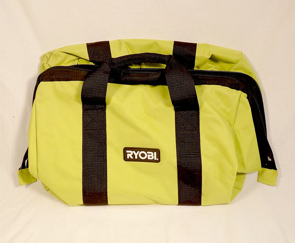 USED Ryobi Lithium Green Duffel style Tool Bag