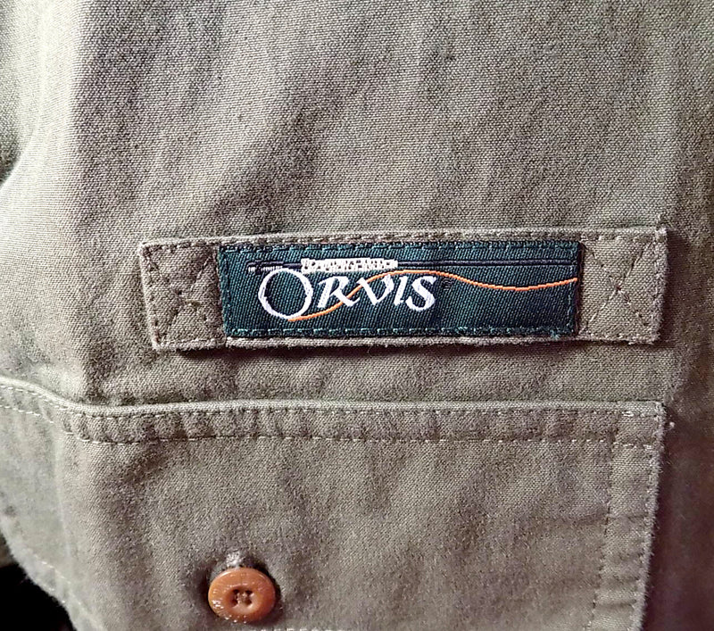 USED: ORVIS XL **2 PACK** SHOOTING / HUNTING SHIRT W/ SHOULDER & SLEEVE PATCHES MEN'S XL