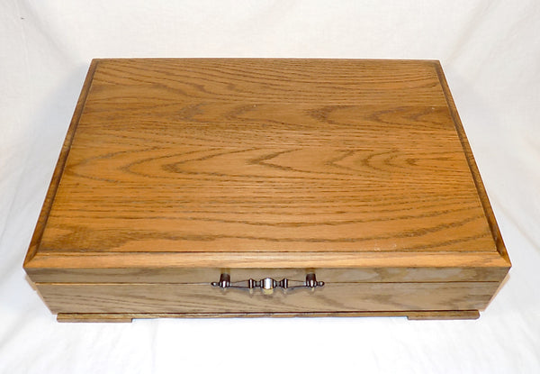 USED: Vintage Oneida Wooden Silverware Flatware Storage Chest