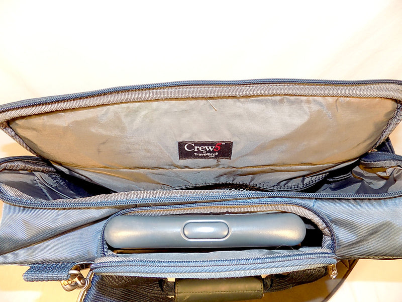 USED: TRAVELPRO CREW 5 Aqua rolling tote