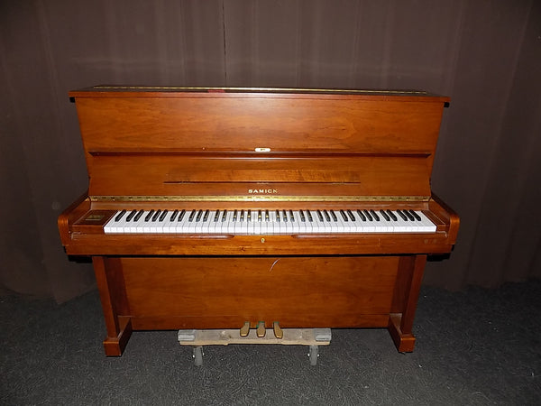 USED: Samick SU-118 48" Upright Piano