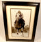 USED: A BEAUTIFUL FRAMED & MATTED SECRETARIAT PHOTO