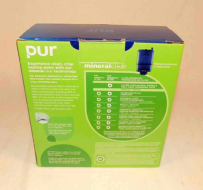 USED: PUR WATER FILTRATION ADVANCED SYSTEM WITH MINERAL CLEAR FM-4100B