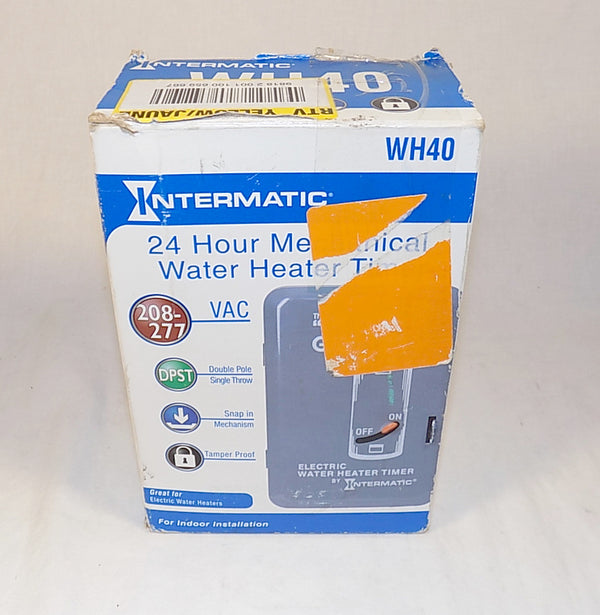 NEW: Intermatic WH40 Electric Water Heater Timer "Little Gray Box"