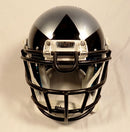 NEW: Schutt Youth XP Hybrid Football Helmet Silver & Black W/Black Mask, Large