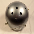 NEW: Schutt Youth XP Hybrid Football Helmet Silver & Black W/Black Mask, Large